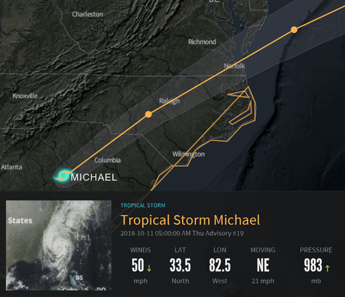 Hurricane Michael - 201810110800